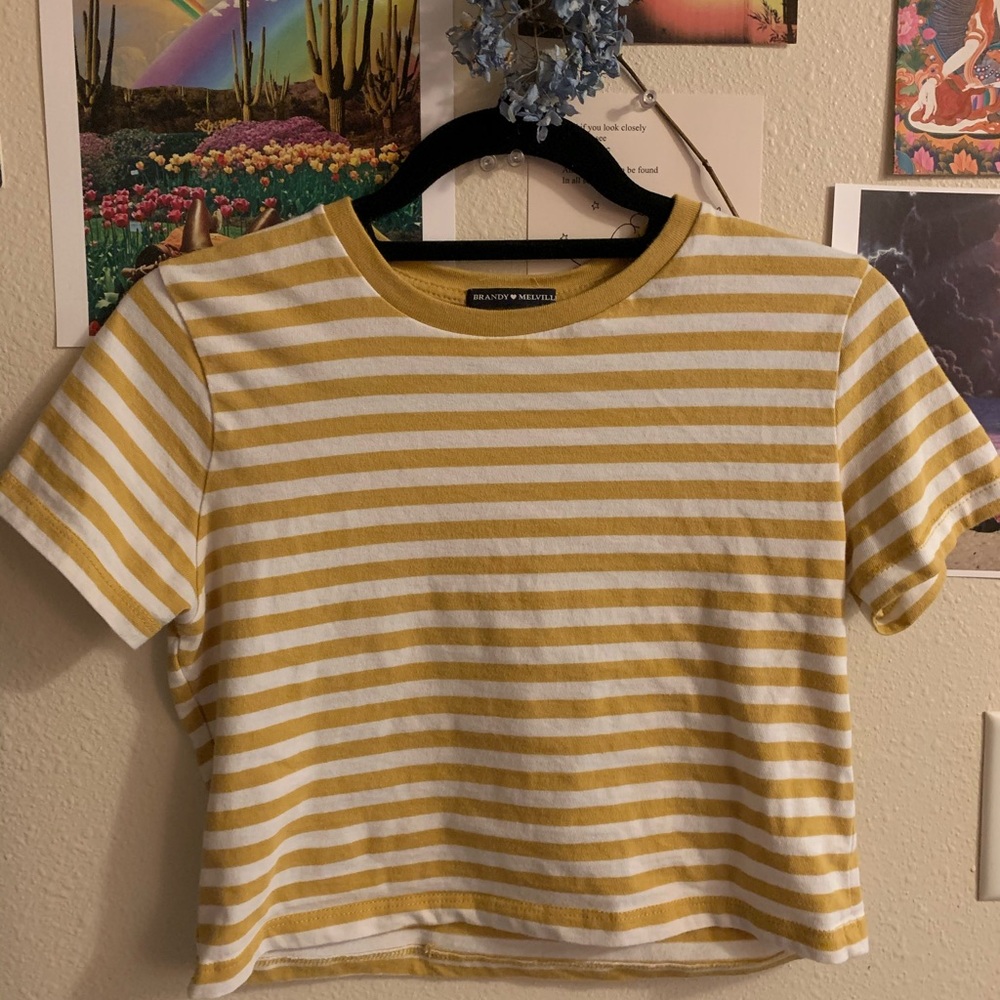 Striped crop top